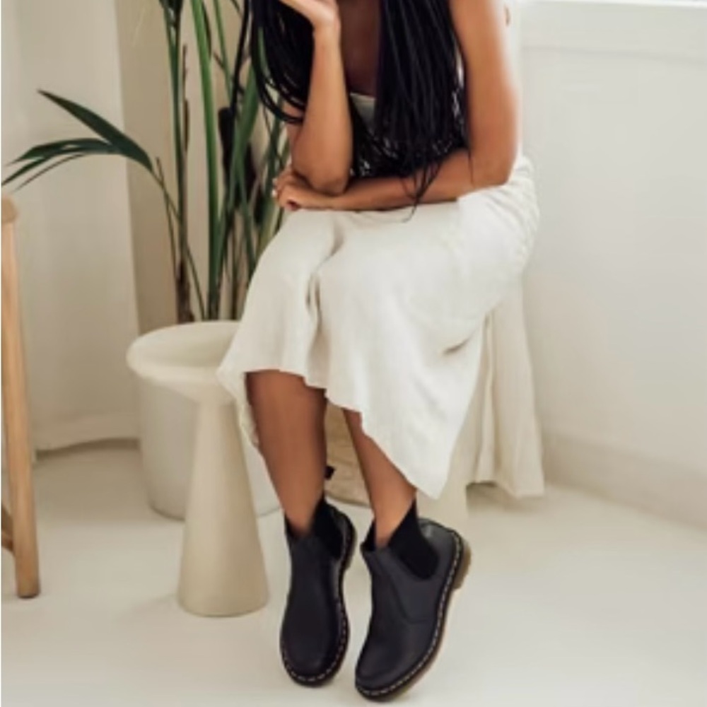 Dr. Martens Black Leather Boots